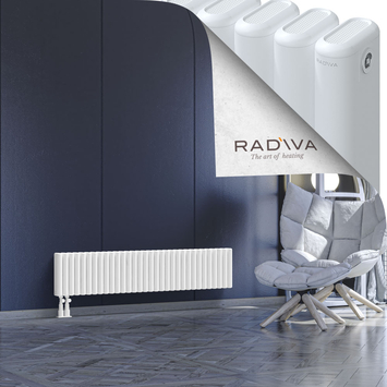 Kotto Aluminium Radiator 300x1436 White - Thumbnail