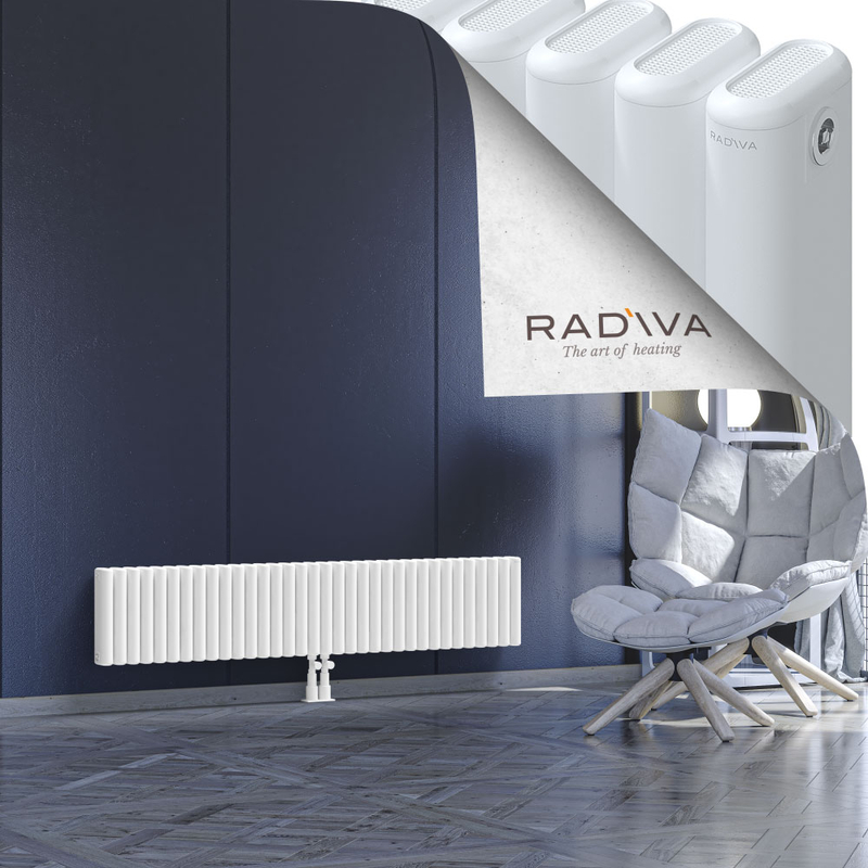 Kotto Aluminium Radiator 300x1526 White