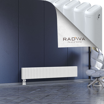 Kotto Aluminium Radiator 300x1751 White - Thumbnail