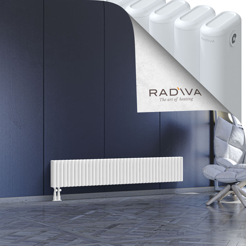Kotto Aluminium Radiator 300x1751 White