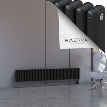 Kotto Aluminium Radiator 300x1931 Black - Thumbnail