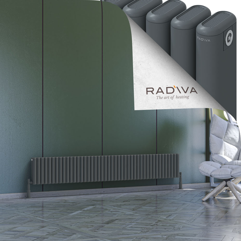 Kotto Aluminium Radiator 300x1976 Anthracite
