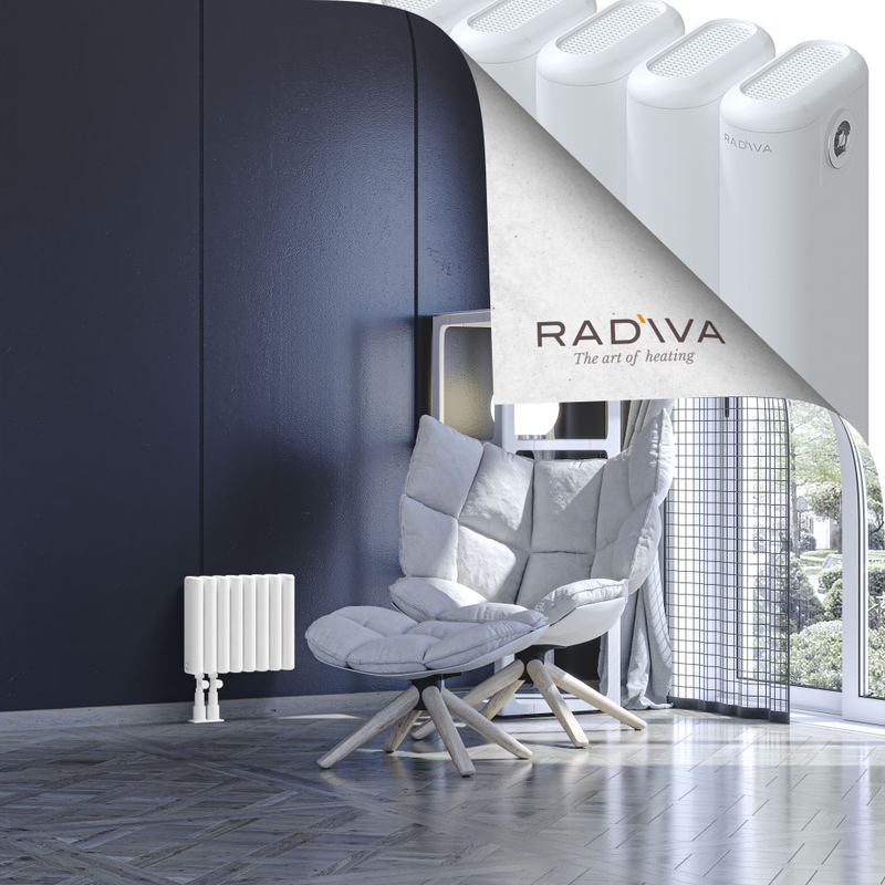 Kotto Aluminium Radiator 300x356 White