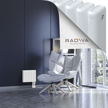 Kotto Aluminium Radiator 300x356 White - Thumbnail