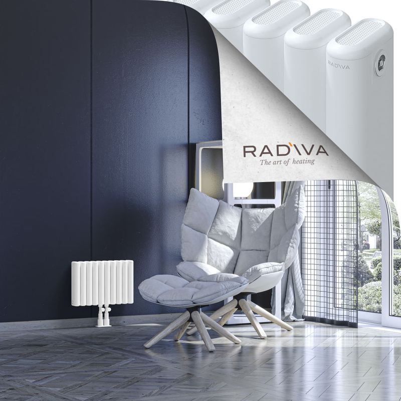 Kotto Aluminium Radiator 300x446 White