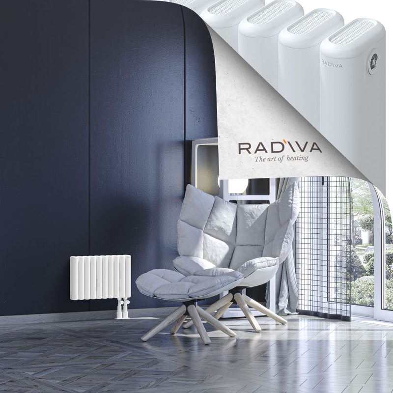 Kotto Aluminium Radiator 300x446 White