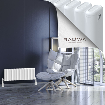 Kotto Aluminium Radiator 300x851 White - Thumbnail