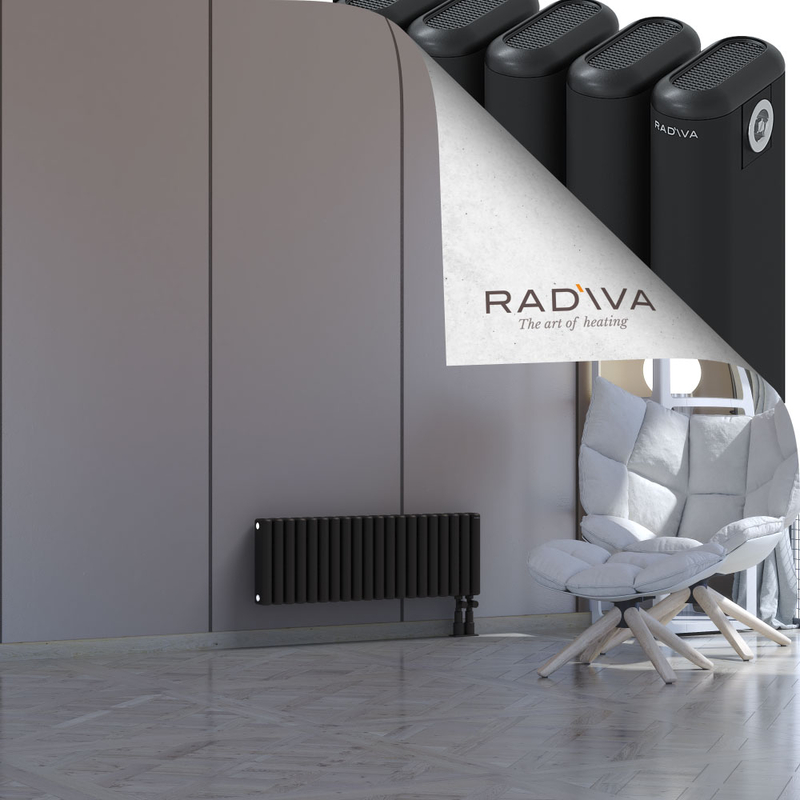 Kotto Aluminium Radiator 300x896 Black