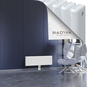 Kotto Aluminium Radiator 300x986 White - Thumbnail