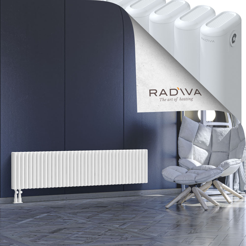 Kotto Aluminium Radiator 400x1706 White