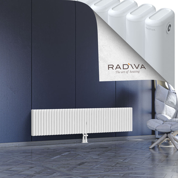 Kotto Aluminium Radiator 400x1841 White - Thumbnail