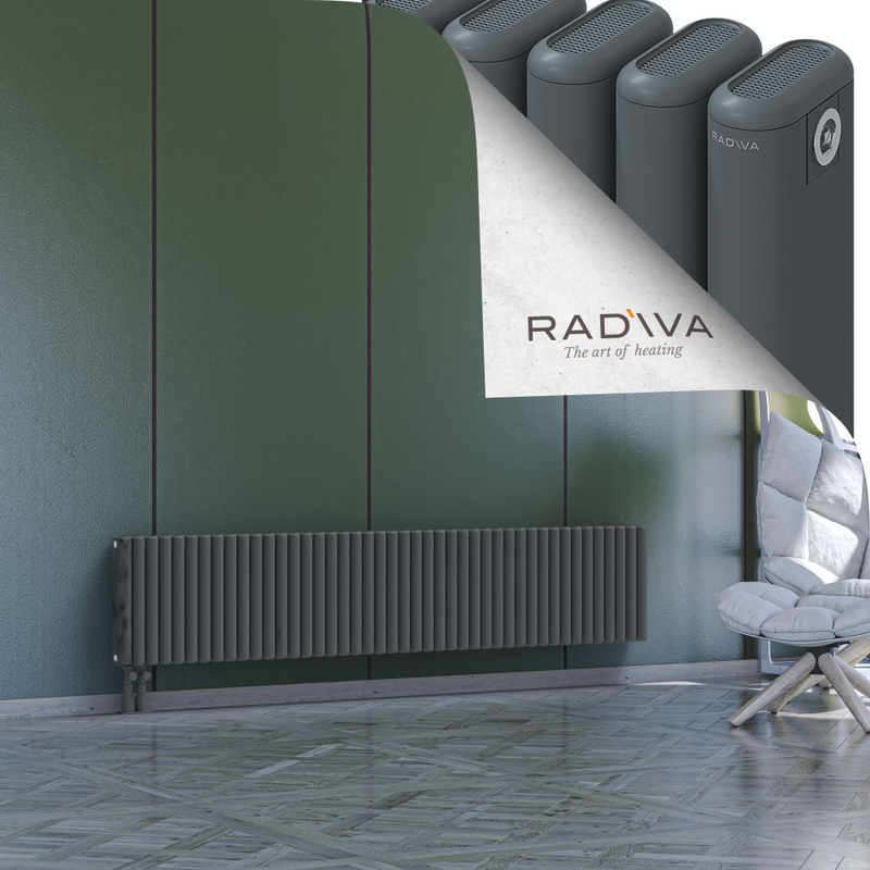 Kotto Aluminium Radiator 400x1976 Anthracite