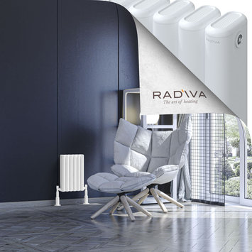 Kotto Aluminium Radiator 400x266 White - Thumbnail