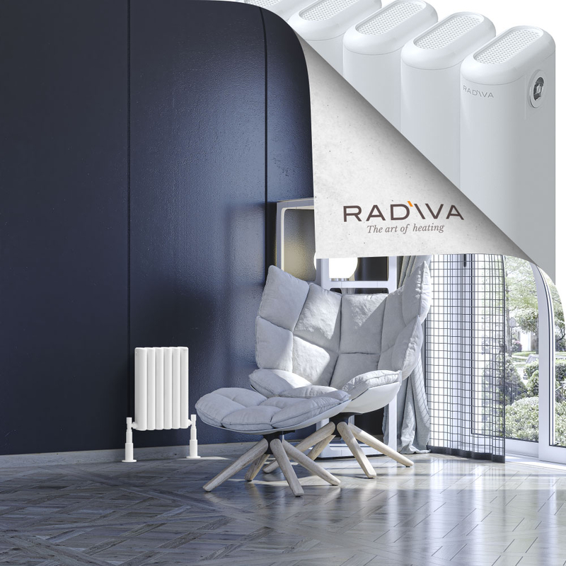 Kotto Aluminium Radiator 400x266 White