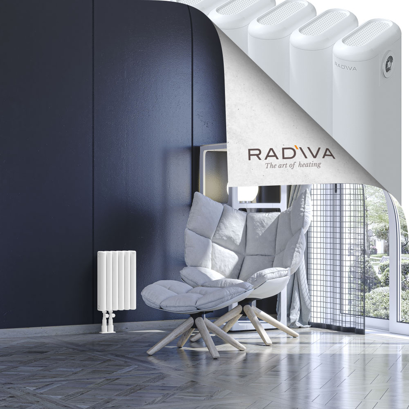 Kotto Aluminium Radiator 400x266 White