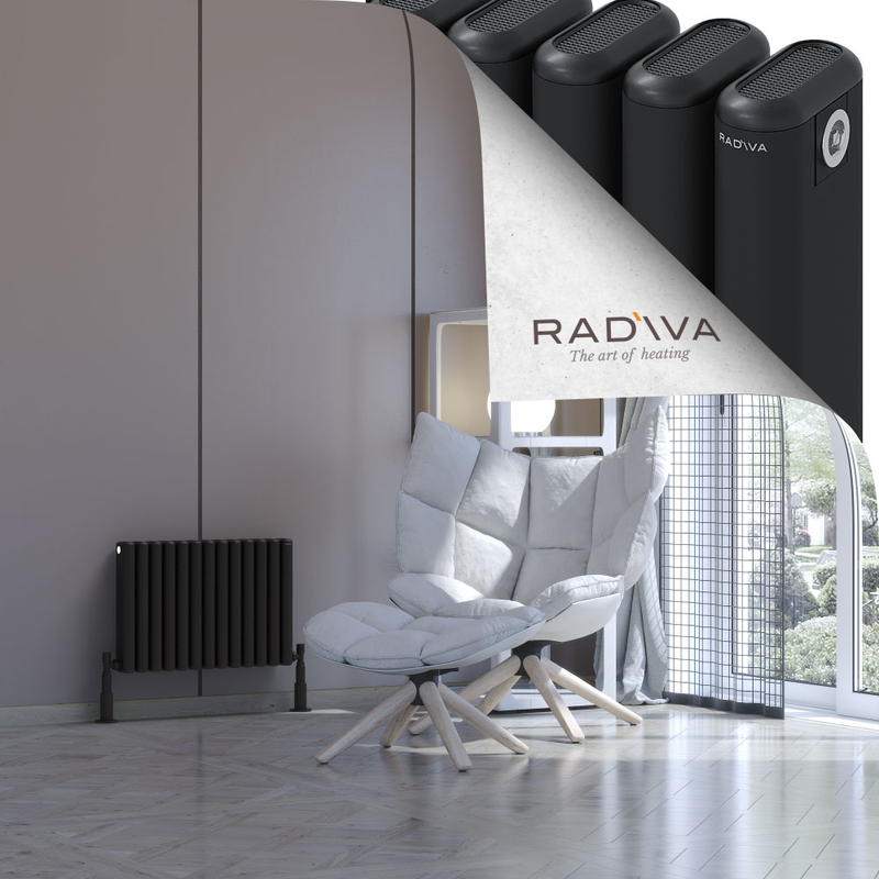 Kotto Aluminium Radiator 400x581 Black