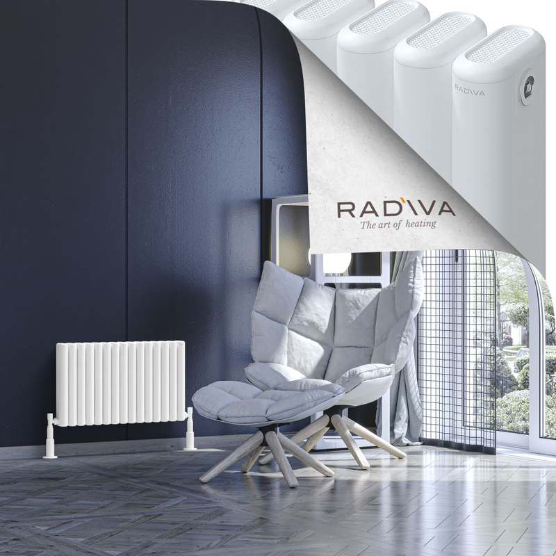 Kotto Aluminium Radiator 400x671 White