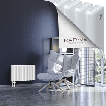 Kotto Aluminium Radiator 400x671 White - Thumbnail