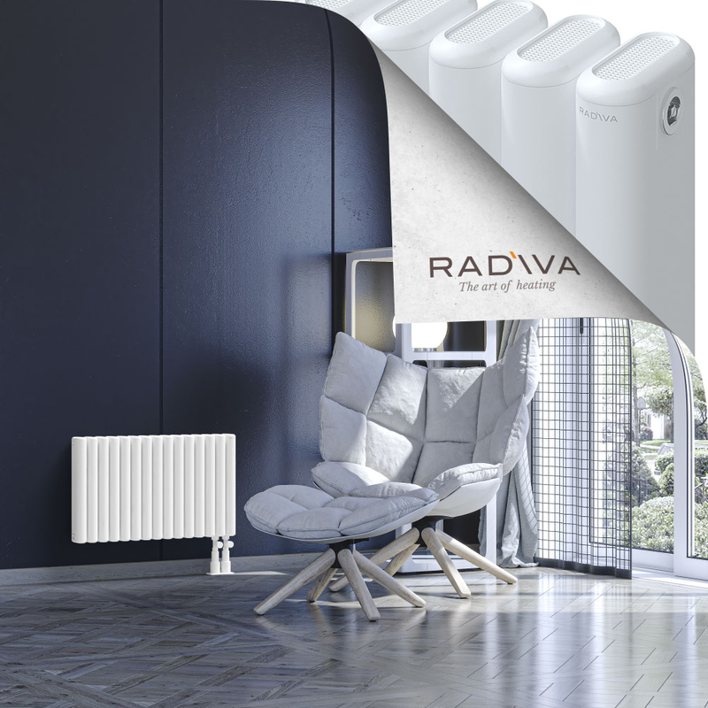Kotto Aluminium Radiator 400x671 White