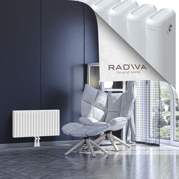 Kotto Aluminium Radiator 400x761 White - Thumbnail