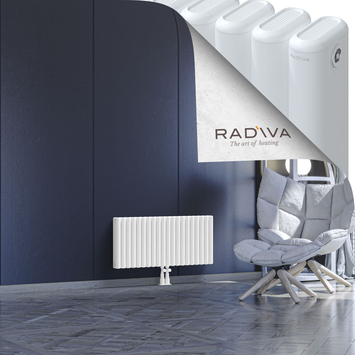 Kotto Aluminium Radiator 400x896 White - Thumbnail