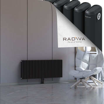 Kotto Aluminium Radiator 500x1256 Black - Thumbnail