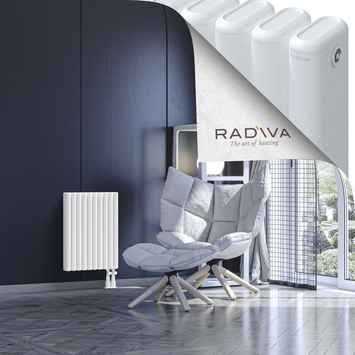 Kotto Aluminium Radiator 600x446 White - Thumbnail