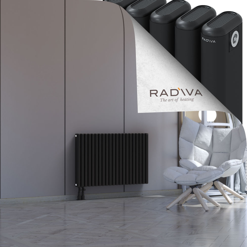 Kotto Aluminium Radiator 600x941 Black