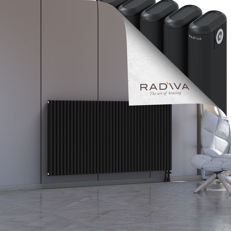 Kotto Aluminium Radiator 900x1751 Black