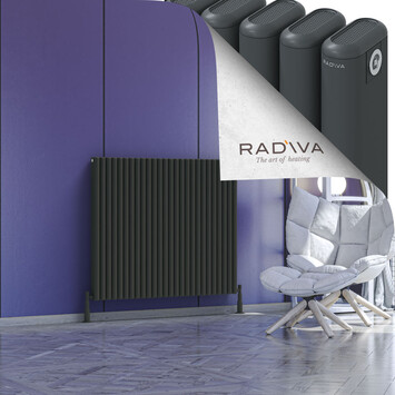 Radiva - Kotto Alüminyum Radyatör 1000x1166 Koyu Antrasit