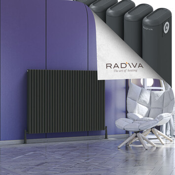Radiva - Kotto Alüminyum Radyatör 1000x1391 Koyu Antrasit