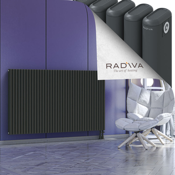 Kotto Alüminyum Radyatör 1000x1706 Koyu Antrasit - Thumbnail