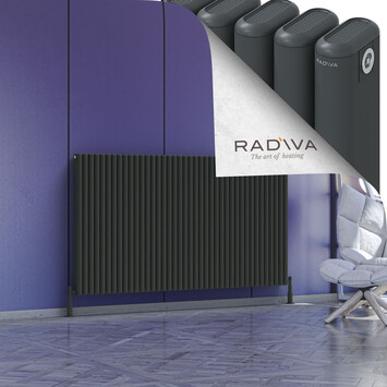 Radiva - Kotto Alüminyum Radyatör 1000x1796 Koyu Antrasit