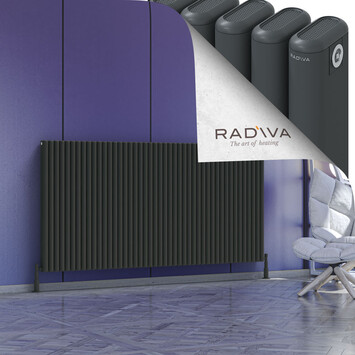 Radiva - Kotto Alüminyum Radyatör 1000x2021 Koyu Antrasit