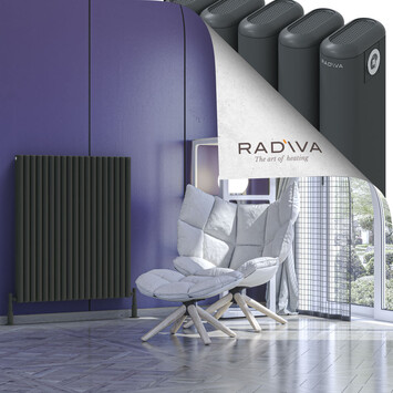 Radiva - Kotto Alüminyum Radyatör 1000x851 Koyu Antrasit
