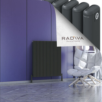 Radiva - Kotto Alüminyum Radyatör 1000x896 Koyu Antrasit