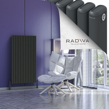 Radiva - Kotto Alüminyum Radyatör 1200x671 Koyu Antrasit