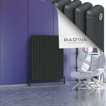Radiva - Kotto Alüminyum Radyatör 1200x986 Koyu Antrasit