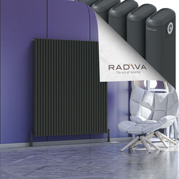 Radiva - Kotto Alüminyum Radyatör 1500x1301 Koyu Antrasit