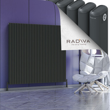 Radiva - Kotto Alüminyum Radyatör 1500x1616 Koyu Antrasit