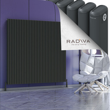 Radiva - Kotto Alüminyum Radyatör 1600x1661 Koyu Antrasit