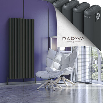 Radiva - Kotto Alüminyum Radyatör 1600x716 Koyu Antrasit