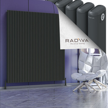 Radiva - Kotto Alüminyum Radyatör 1800x1661 Koyu Antrasit