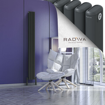 Radiva - Kotto Alüminyum Radyatör 1800x176 Koyu Antrasit