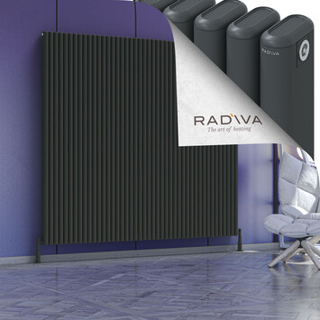 Radiva - Kotto Alüminyum Radyatör 1800x1976 Koyu Antrasit