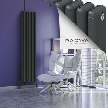 Radiva - Kotto Alüminyum Radyatör 1800x401 Koyu Antrasit