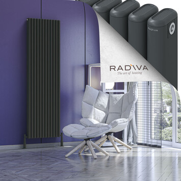 Radiva - Kotto Alüminyum Radyatör 1800x536 Koyu Antrasit