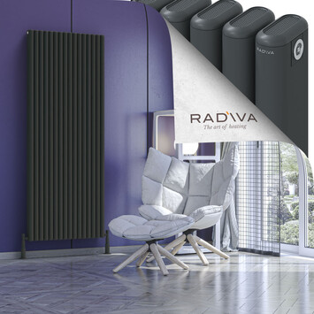 Radiva - Kotto Alüminyum Radyatör 1800x716 Koyu Antrasit