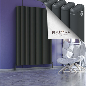 Radiva - Kotto Alüminyum Radyatör 1900x1301 Koyu Antrasit