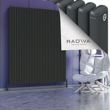 Radiva - Kotto Alüminyum Radyatör 1900x1616 Koyu Antrasit